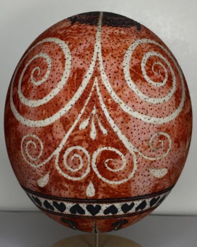 Paul Wirhun Ukrainian pysanky egg